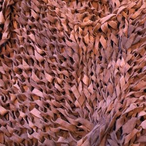 💯 Hand made Suede Leather Top in Cognac osfa